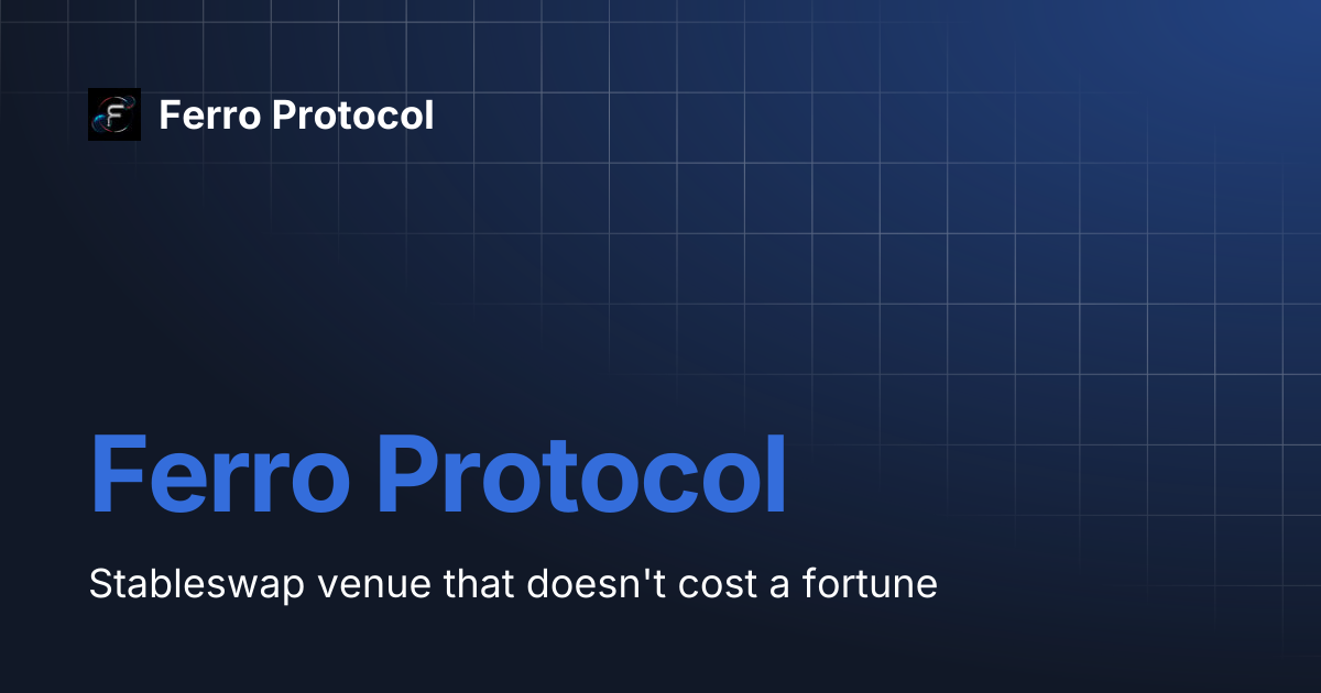 Ferro Protocol